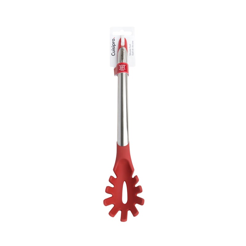 Cuisipro Silicone Spaghetti Server, 12.25-Inch, Red, Red (7112512L) - Image 3